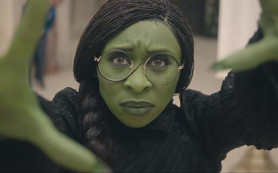 Cynthia Erivo plays Elphaba in the much-anticipated film "Wicked," coming out Nov. 22.