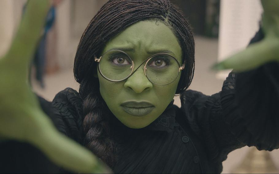 Cynthia Erivo plays Elphaba in the much-anticipated film “Wicked,” coming out Nov. 22.