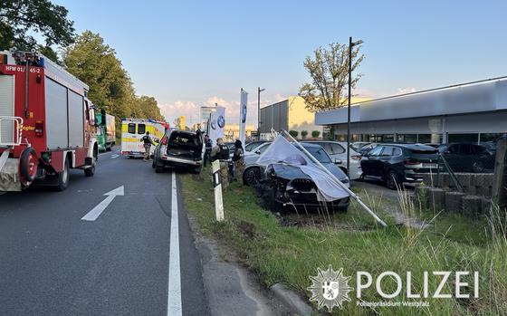 Unfall auf der Kaiserstraße