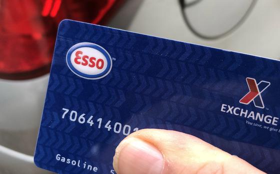 Esso cards used by the military community in Germany for discounted off-base gas purchases might not work temporarily because of a credit card software outage across much of Germany. 