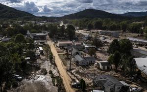 The aftermath of Helene left Western North Carolina, including Swannanoa, littered with debris and mud, and loss in every direction. MUST CREDIT: Jabin Botsford/The Washington Post