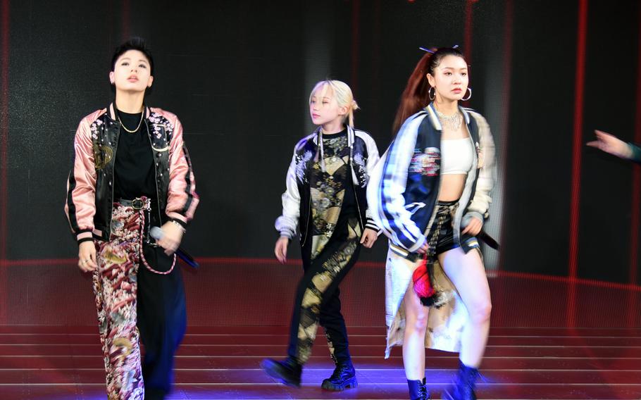 J-pop group Spin performs during the inaugural MCON Asia.