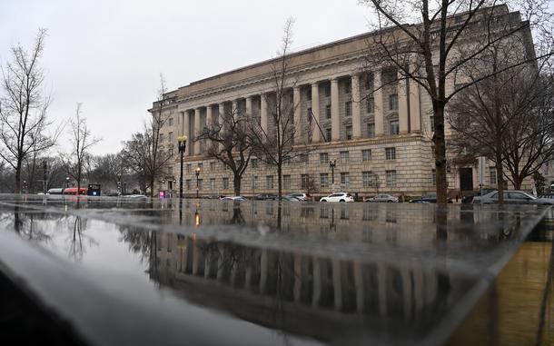 The Herbert C. Hoover Building, which is home to the Department of Commerce shown in February. MUST CREDIT: Washington Post photo by Matt McClain