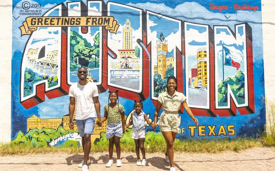 "Greetings From Austin" is one of Austin's most iconic murals.