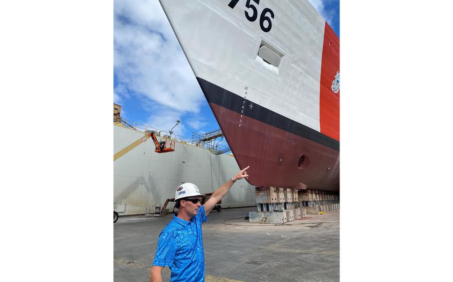 Pacific Shipyards International wrapped up its biggest maintenance project yet at its Honolulu Harbor facility, where shipyard workers over 90 days put the Coast Guard’s CGC Kimball, one of the service’s large national security cutters, through its first dry dock maintenance period.