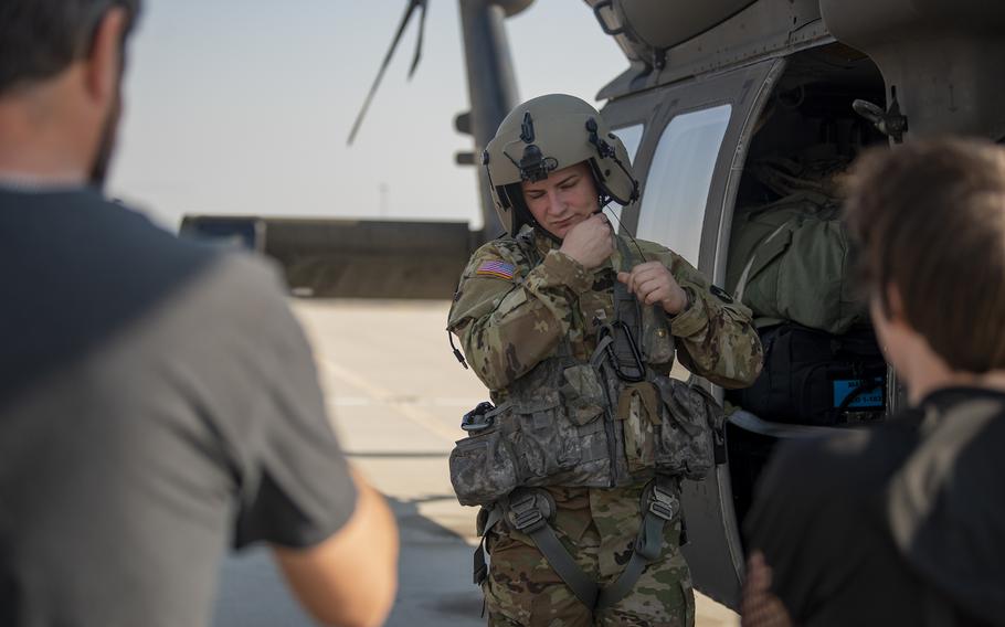 Family and friends bid farewell before Idaho Army National Guard members deploy