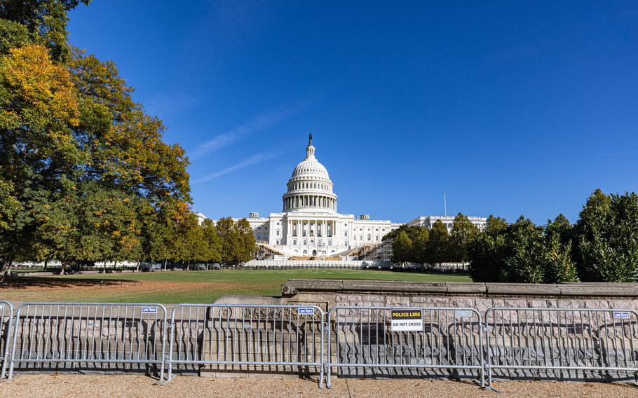 The US Capitol Building.