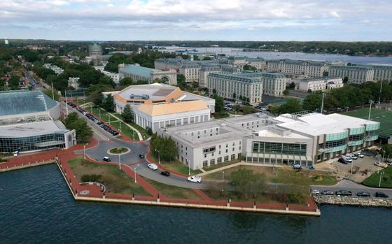 The U.S. Naval Academy campus in Annapolis, Maryland.