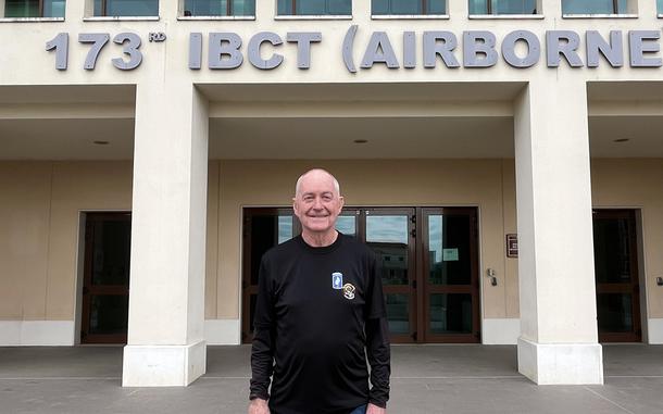 Jim Matchin, a Vietnam War veteran, lives in Vicenza, Italy and is working on memorials for 173rd Airborne Brigade soldiers killed in the war.