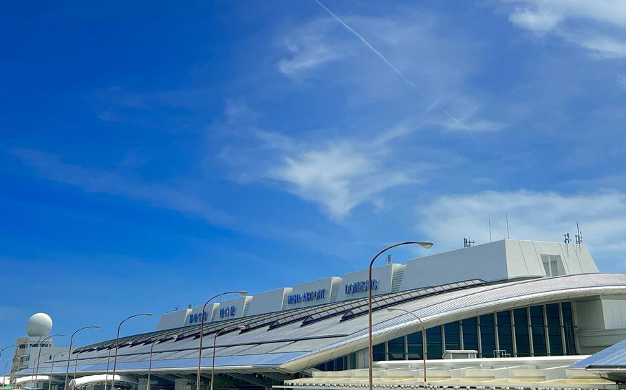 An external view of Naha Airport.