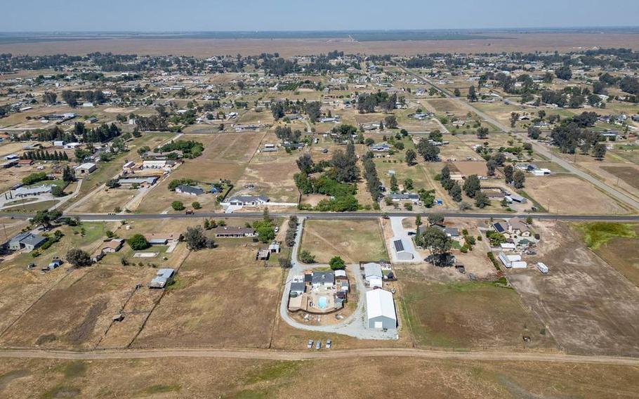The Bonadelle Ranchos area of Madera County is home to sprawling ranch-style homes on large lots but was once a WWII target range.