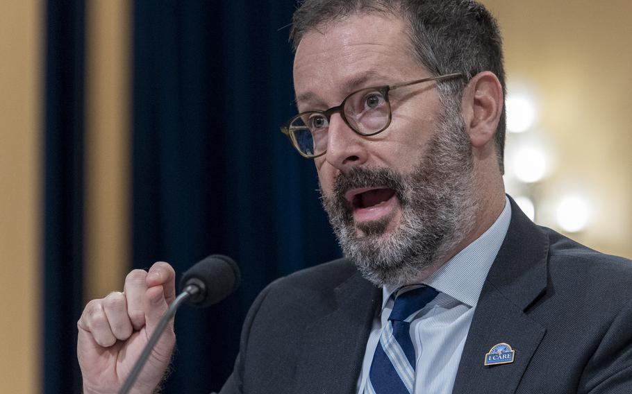 Joshua Jacobs, under secretary for benefits at the Department of Veterans Affairs, at a House hearing about VA finances.