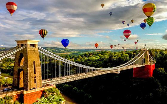 British National Hot Air Balloon Championships in Bristol is Europe’s largest ballooning event.