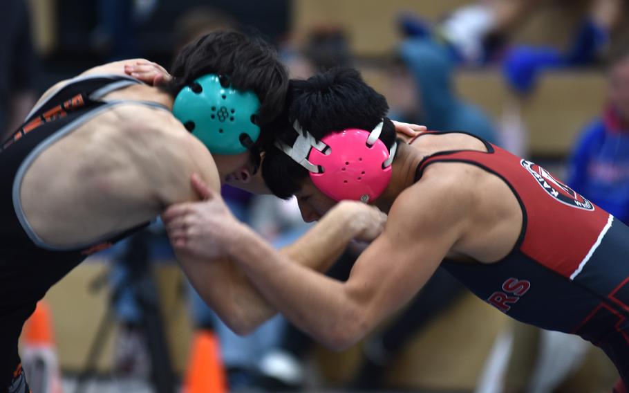 Joshua Kim wins his weight class.