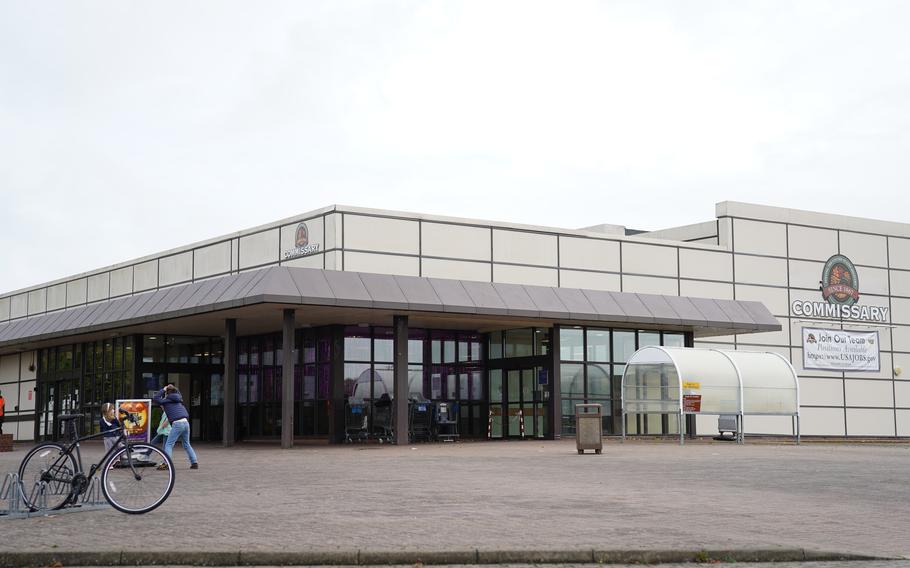 The commissary at RAF Lakenheath in England