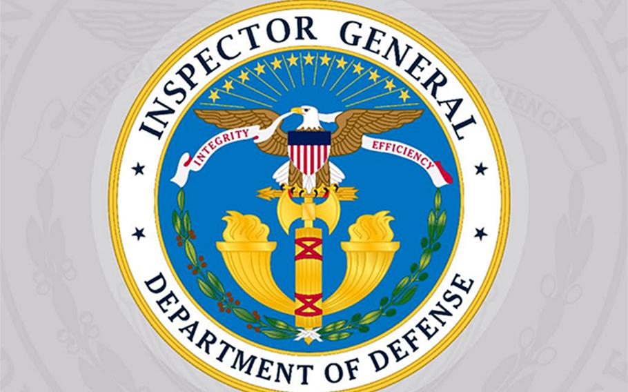 The Defense Department Inspector General logo.