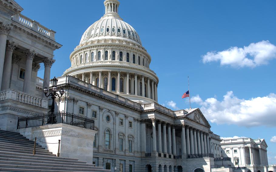 The U.S. Capitol as seen in Washington on Oct. 3, 2023. 