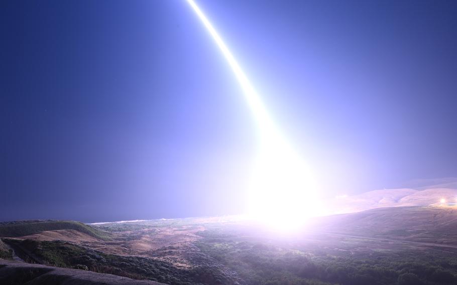 A joint team of Air Force Global Strike Command airmen supported by Space Force guardians launched an unarmed Minuteman III intercontinental ballistic missile equipped with one reentry vehicle on June 4, 2024, at about 12:56 a.m. Pacific Time from Vandenberg Space Force Base, Calif. 