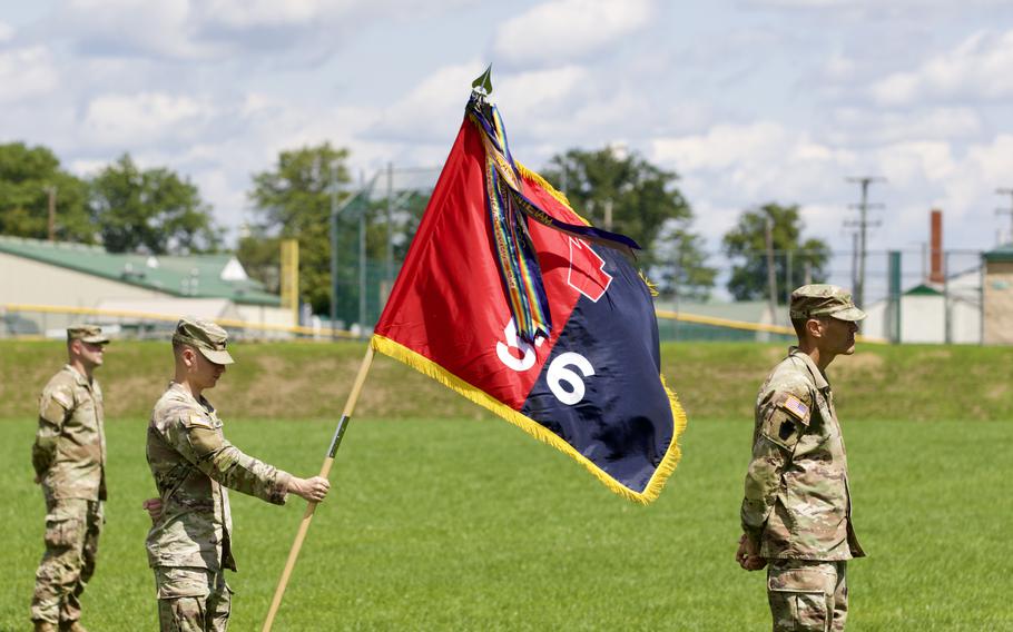 Family and friends bid farewell before Pennsylvania Army National Guard members deploy