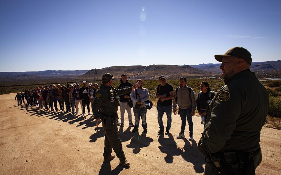 Border Patrol in Jacumba Hot Springs, Calif.