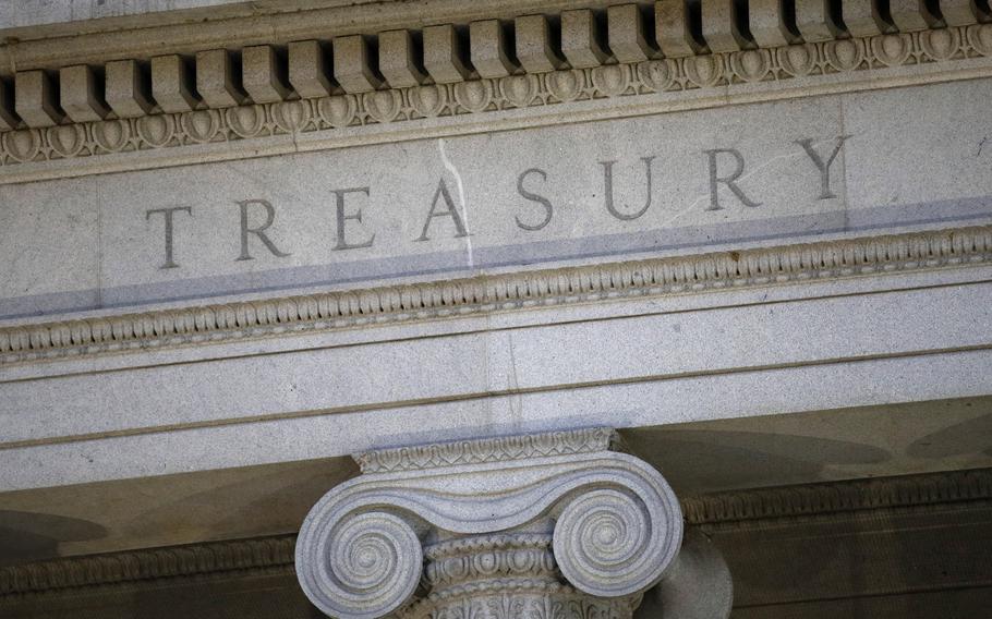 U.S. Treasury Department building in Washington