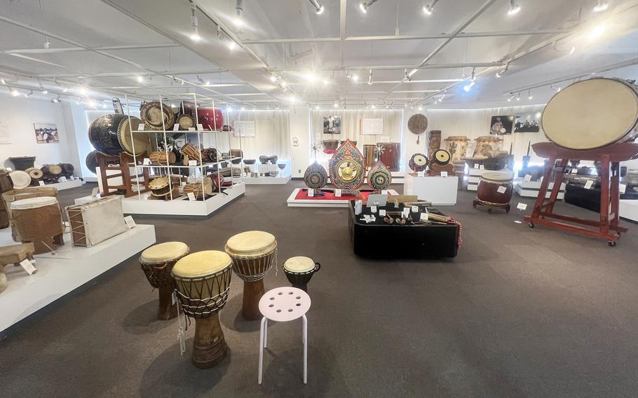 You'll find about 800 drums, some playable, at the Miyamoto-Unosuke Drum Museum in Tokyo. 