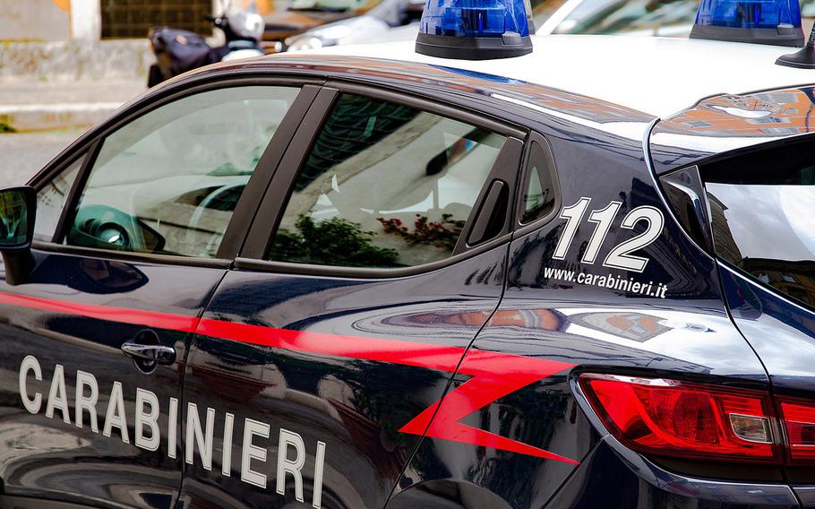 An Italian police car.