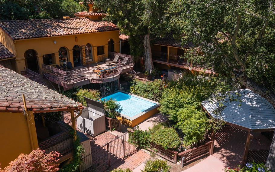 Sycamore Mineral Springs Resort in Avila Beach is both rustic and luxurious. Its cabins, which are reached by crossing a bridge over a meandering creek, have amenities such as fireplaces and decks with hot tubs.