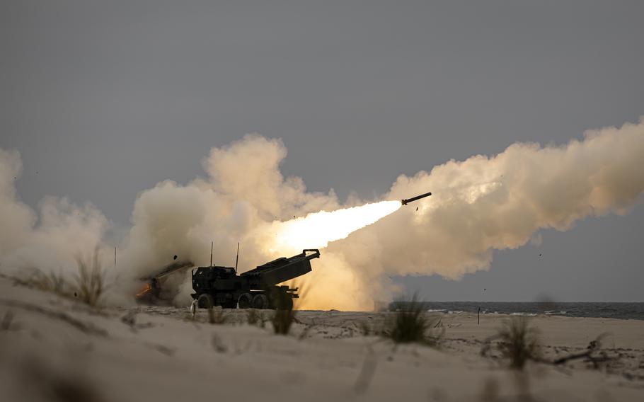 More ammunition for High Mobility Artillery Rocket System​s is part of​ the latest U.S. military aid announced Wednesday, Oct. 16, 2024, for Ukraine.