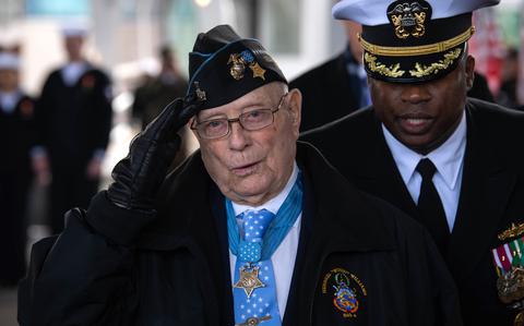 Last remaining WWII Medal of Honor recipient, Hershel ‘Woody’ Williams ...