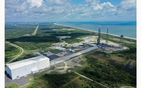 Blue Origin plans to launch New Glenn from Cape Canaveral Space Force Station’s Launch Complex 36. (Blue Origin/TNS)