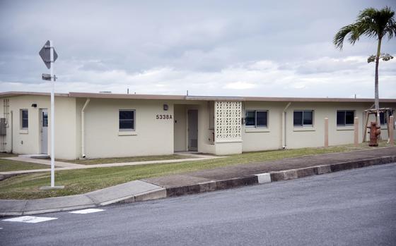 Sebille Manor housing units, seen here on Dec. 9, 2024, were built at Kadena Air Base, Okinawa, in the1960s and recently renovated. 