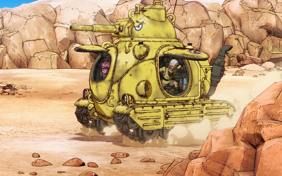 Tanks are the most reliable vehicles in Sand Land, offering protection and transportation. 