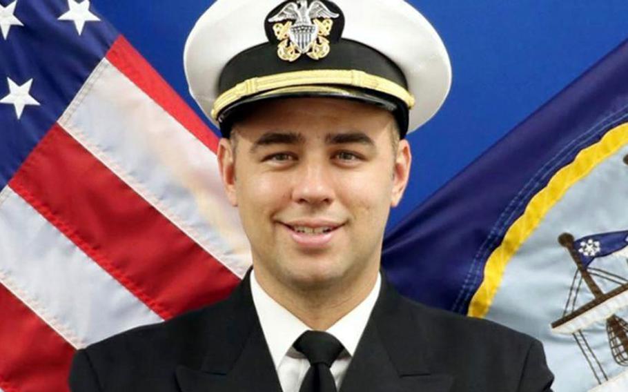 Navy Lt. Ridge Alkonis was convicted in October 2021 by a three-judge panel in Shizuoka District Court of negligent driving causing the deaths of two people and injuring a third in May 2021.