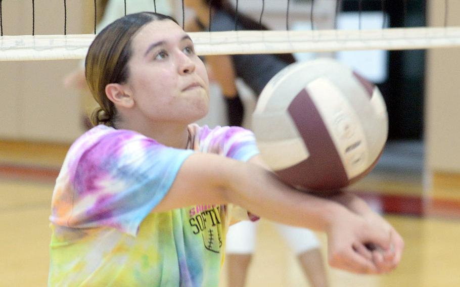 Jessica Griffin is one of four key seniors returning to Matthew C. Perry's volleyball team.