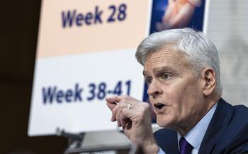 Senate Health, Education, Labor and Pensions Committee ranking member Bill Cassidy, R-La., speaks during a Senate hearing on Capitol Hill on June 4, 2024 in Washington, DC. 