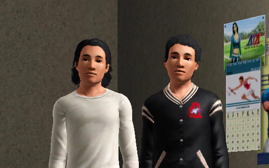 The twins started playing The Sims when they were children. Their dad thought if they were going to play a video game, it should at least teach them about the world. 