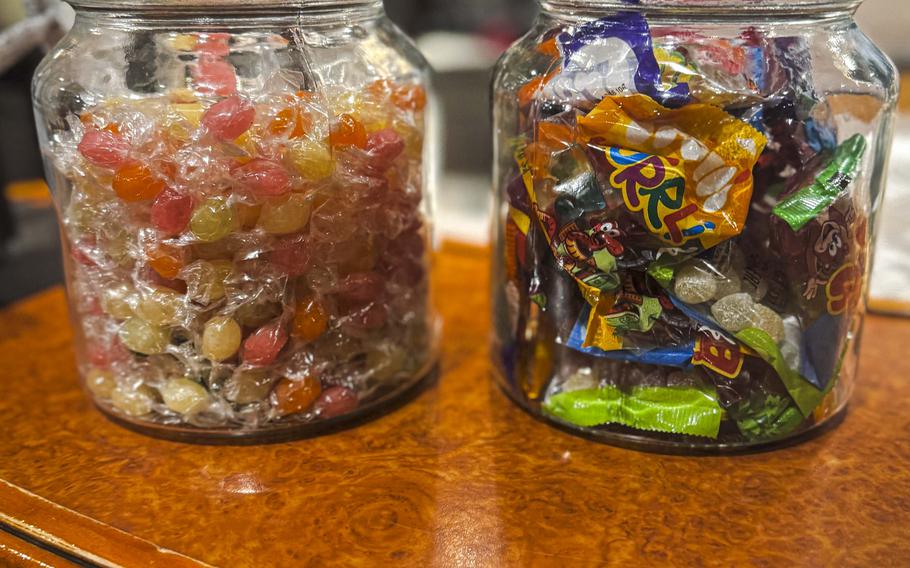 Hirschens Restaurant Wirtsstuben in Parsberg, Germany, has jars of complimentary candies, allowing guests to top off a meal with a touch of sweetness as they hit the road.