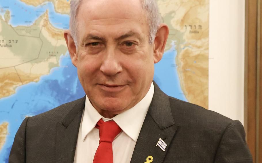 A photo of Benjamin Netanyahu.