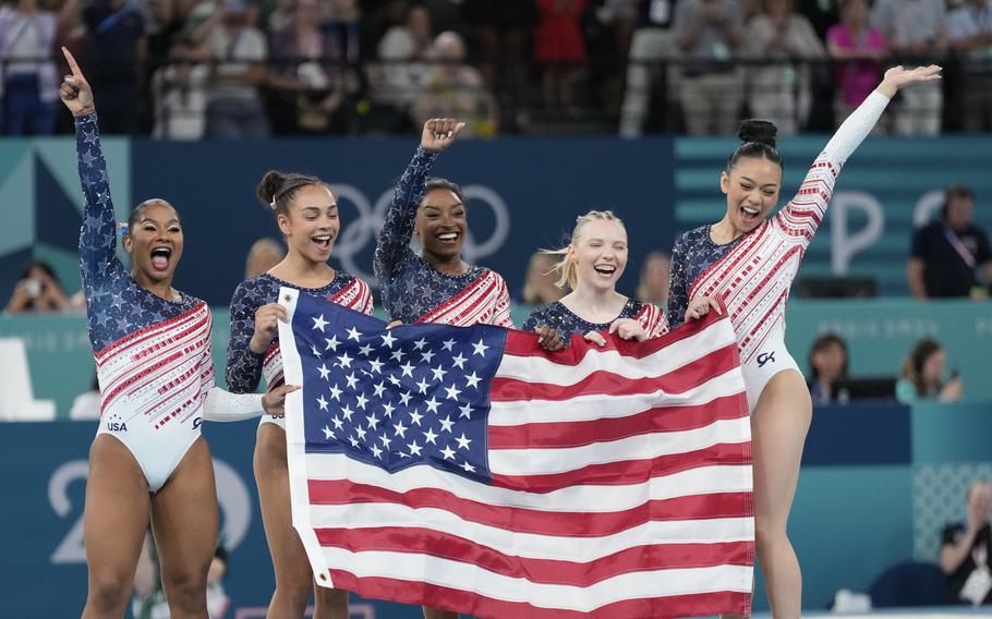 Simone Biles and Team USA earn 'redemption' by powering to Olympic gold in women's gymnastics | Stars and Stripes