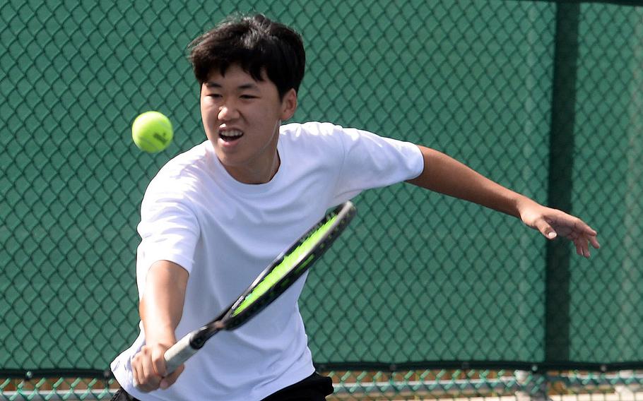 Junior Max Im is Daegu boys tennis No. 2 singles seed.