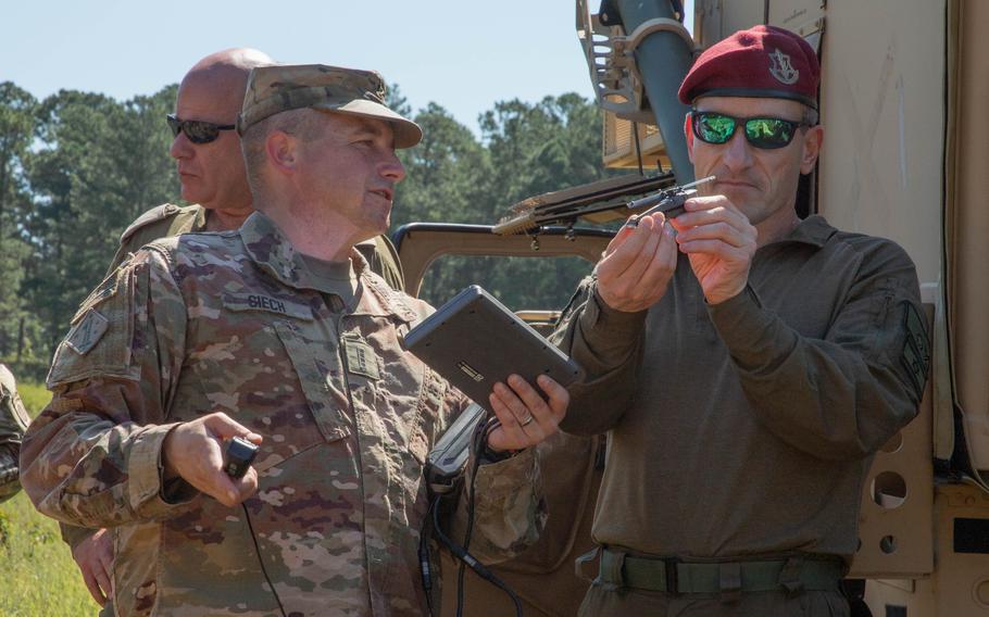 IDF Gen. inspects drone in U.S.