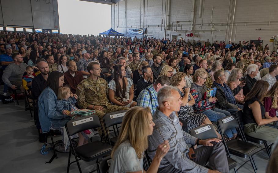 Family and friends bid farewell before Idaho Army National Guard members deploy