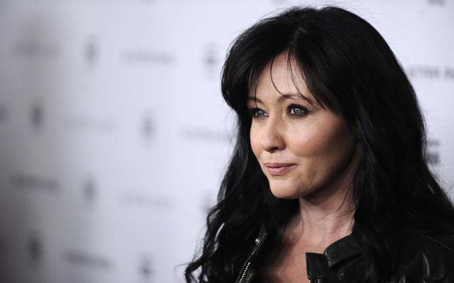  Shannen Doherty attends the G-Star Fall 2010 collection, in New York, on Feb. 16, 2010. Doherty, the “Beverly Hills, 90210” star, has died, Saturday, July 13, 2024. She was 53. 