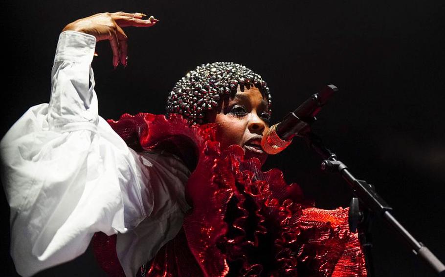 Lauryn Hill, shown performing in October in New Jersey, has several concert dates scheduled for Germany.