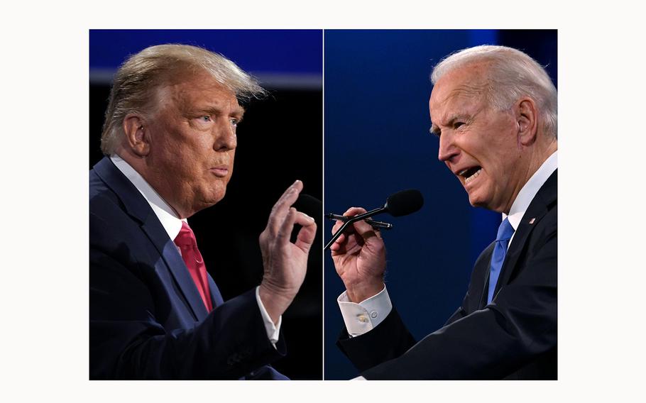 Former President Donald Trump and President Joe Biden face off in their first debate of this presidential campaign on June 27, 2024, on CNN.
