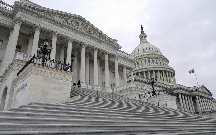 The U.S. Capitol, including the House of Representatives, left, are seen on Thursday, Nov. 14, 2024, in Washington.