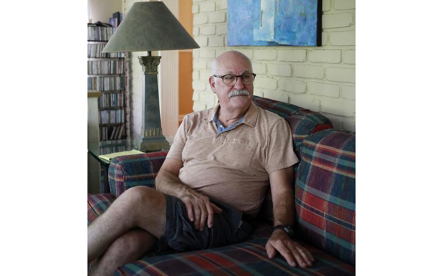 Scott Carothers, of Louisville, Ky., cooks a lot of food ahead. 