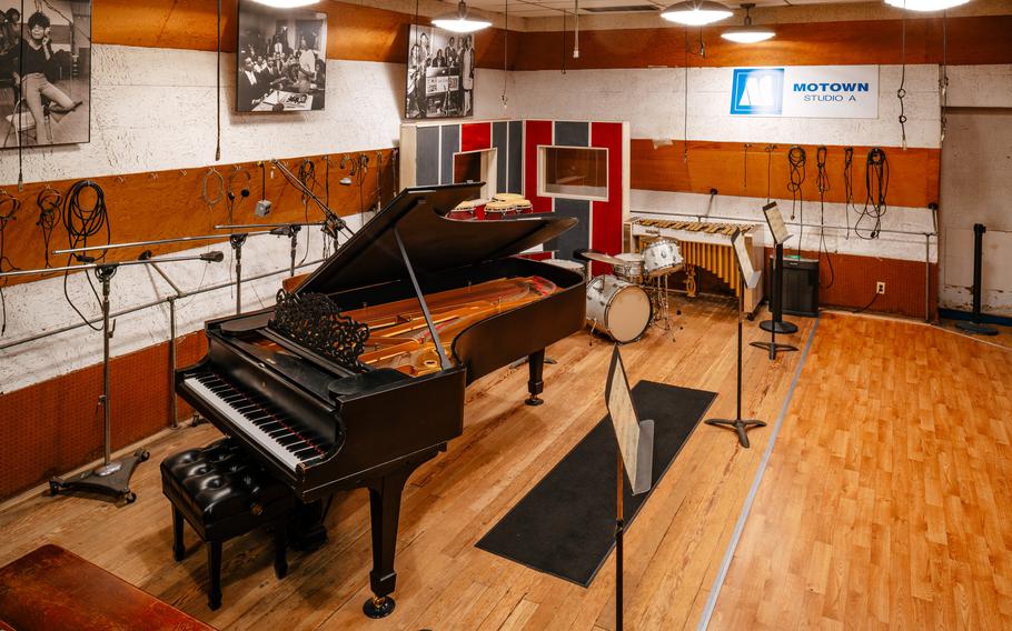 One of Motown Records’ actual recording studios, Studio A, is available for guests to explore at the Motown Museum. 