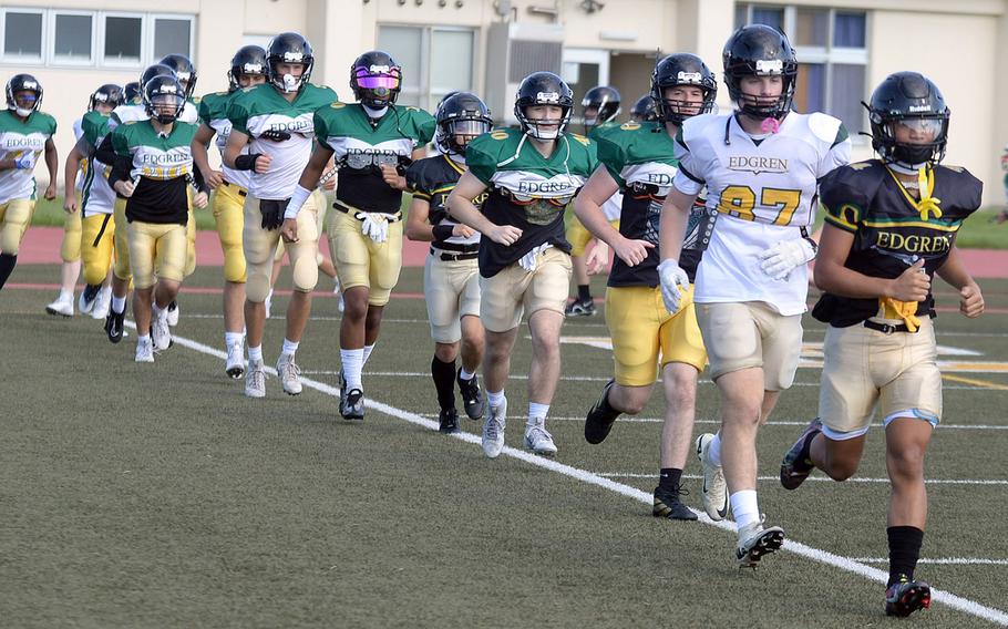 Robert D. Edgren's football team has gone 3-19 the past three seasons and has not reached the Far East Division II final in 11 years. The Eagles' players and coaches say they want to change that this season.